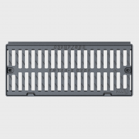 grille rectangulaire plate PMR à cadre renforcé C250 _ dessus